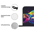thumbnail image 4 of Pofeuu Neon Pop Art Pitbull Print Oven Mitts and Pot Holders 4 pcs Set,High Heat Resistant 500 Degree Extra Thicken Long Kitchen Cotton Oven Glove for Cooking, 4 of 6