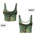 thumbnail image 6 of Uemuo Succulents Pattern Women's Sports Bra - High Impact Support, Breathable, and Comfortable Athletic Bra for Running, Yoga, and Workouts, 6 of 9