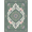 Sage Green Pink Blue, Pattern 3, variant on Design&I 8'x10' Washable Area Rug Medallion With Vine Scroll And Bordered Vintage Trellis Oushak Floral Refined for Dining Room, Large Office, Lounge, Snag-Free