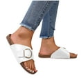 thumbnail image 5 of Bxsruta Cork Footbed Fisherman Sandals, Adjustable Buckle Closure with Contoured Arch Support, 5 of 5