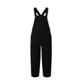 thumbnail image 5 of Favoffer Women's Sleeveless Tank Jumpsuit Solid Color Side Pocket Casual Utility Romper Lightweight Summer One Piece Outfit for Sports Daily Outdoor, 5 of 6