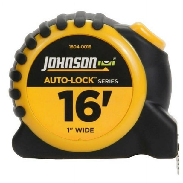 Johnson Niveau 1804-0016 16 Pi x 1 in. Auto-Lock Bande d'Alimentation