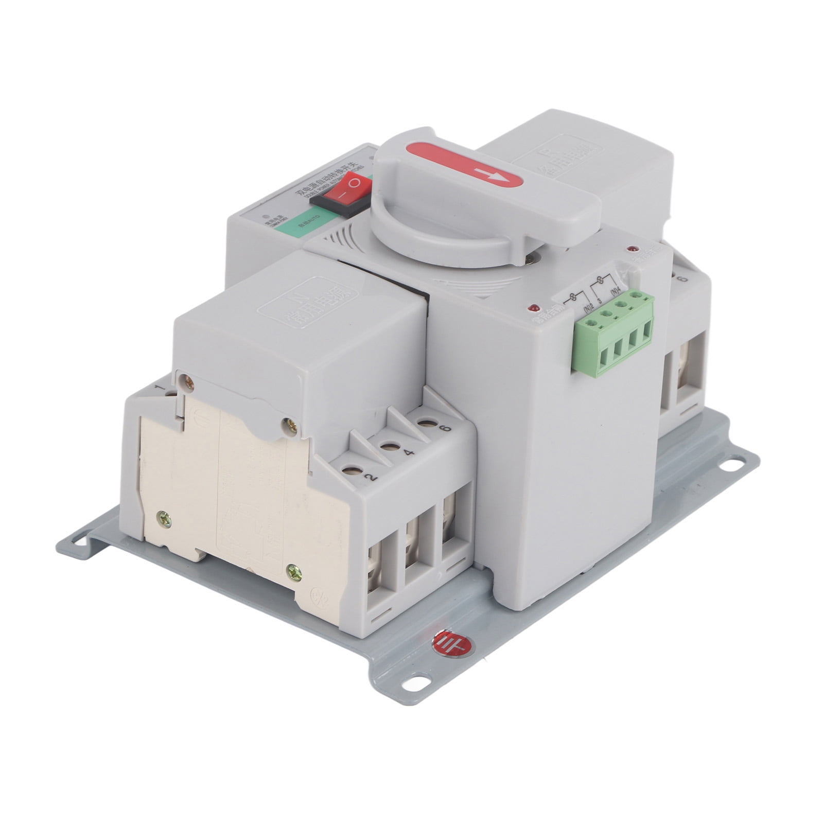 Transfer Switch - 1pc 220V 63A 3P Mini Intelligent Dual Power Automatic Transfer Switch Circuit Breaker