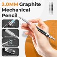 thumbnail image 2 of TEMOGU-Art Drawing Supplies Kit, Art Mechanical Pencil Set with 6 Metal Drafting Pencil 0.5 & 0.7 & 0.9 & 2mm, 100 Sheets 9 x 12'' Sketch Book, 20 Tube Lead Refills for Sketching, 2 of 4