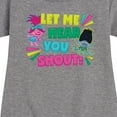 thumbnail image 3 of Trolls - Let Me Hear You Shout Poppy and Branch - Toddler & Youth Girls Fleece Dress, 3 of 5