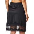 thumbnail image 4 of Women's Vanity Fair 1174122 Lace Trim 22 Inch Half Slip (Black 2X), 4 of 6