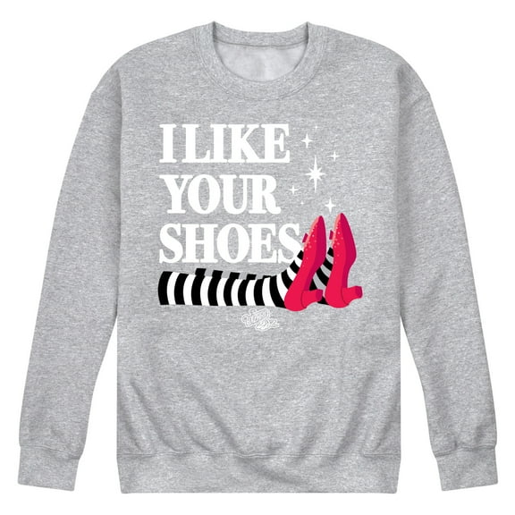 The Wizard of Oz - I Like Your Shoes Ruby Slippers - Men's Crew Neck Fleece Pullover