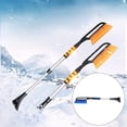 thumbnail image 4 of Detachable Ice Scraper and Foam Grip,30" Extendable Snow Removal Broom for Car Auto SUV Truck Windshield Windows - Blue, 4 of 7