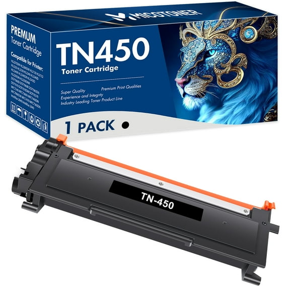MICOTONER Compatible Toner Cartridge Replacement for Brother TN-450 TN 450 TN420 TN-420 HL-2270DW HL-2280DW MFC-7360N MFC-7860DW DCP-7065DN HL-2240(Black 1-Pack)