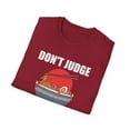 thumbnail image 4 of Humorous Don't Judge Udon Know Noodles Japan Foods Lover Novelty Ramen Soups Asian Cuisine Delicacies Fan Unisex Softstyle T-Shirt, 4 of 4