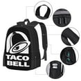 thumbnail image 4 of Art Bell With Taco Backpack Fashion Travel Backpack Laptop Backpack 16ch Simple And Large Capacity, 4 of 9