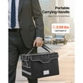 thumbnail image 5 of KFFKFF Fireproof Document Storage Box, 1832 ℉ Heat-Resistant and Waterproof Organizer with Lock, Portable File Security Case for Home, Office, or Travel Use, Ideal for Passports, Documents, and Files, 5 of 9