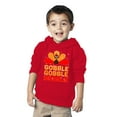 thumbnail image 2 of Awkward Styles Happy Thanksgiving Day Toddler Hoodie for Boys Girls Gobble Turkey Fleece Hooded Sweatshirt, 2 of 5