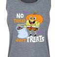 thumbnail image 3 of SpongeBob SquarePants - No Tricks Just Treats - Women's Racerback Tank Top, 3 of 6