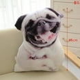 thumbnail image 5 of 3D Cute Bend Dog Printed Throw Pillow Lifelike Animal Funny Dog Head Cushion, 5 of 6