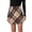 Brown, variant on Aofany Fashion Women Plaid Zipper A-Line Skirt Elastic High Waist Short Skirt