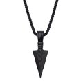 thumbnail image 6 of Soumake Arrowhead Pendant Men Necklace Vintage Alloy Chain Spearpoint Necklace Fashion Accessories Fashion, 6 of 8