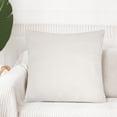 thumbnail image 2 of Unique Bargains 2Pcs Viscose Velvet Soft Throw Decorative Pillowcases 18" x 18" Dove Grey, 2 of 8