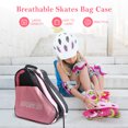 thumbnail image 2 of Sac de Patins à Roulettes Portable, Sac de Patinage sur Glace, Sacs à Main Sac de Rangement pour Patins, Sac à Chaussures de Patinage avec Bandoulière Réglable, Rose, 2 of 9