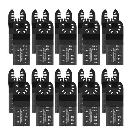 

Tool 20PC Oscillating Tools Multitool Accessoires Quick Release Multifunctional Woodworking Hole Cutting Polishing Saw Blade