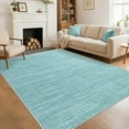 thumbnail image 2 of Garvee 9'x12' Modern Solid Color Area Rug with Non Slip TPR Backing, Washable Rugs Low Pile Non Shedding Indoor Carpet for Living Room Bedroom Home Office, Blue, 2 of 8