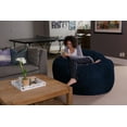 Sofa Sack Bean Bag Chair, Memory Foam Lounger with Microsuede Cover