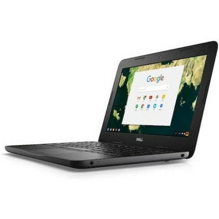 Pre-Owned Dell Chromebook 11 3180, 11" Screen, Intel Celeron, 4GB RAM, 16GB eMMC, Chrome OS.