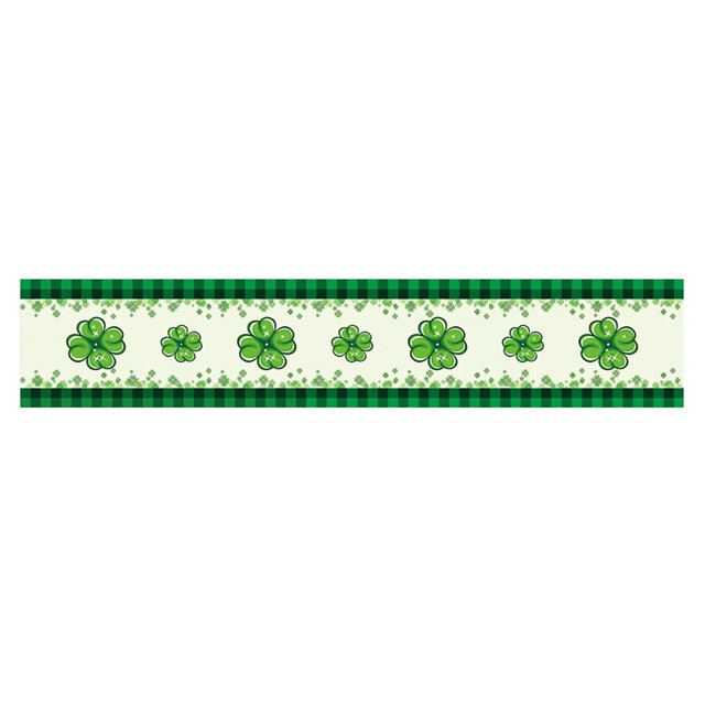 Gkeoshab Decorative Table Banner Saint Day Tablecloth Atmosphere Tea Table Tablecloth Border Irish Holiday Dinner Decorative Flag Home & Garden