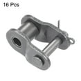 thumbnail image 3 of Uxcell 16Pack #60 Chain Offset Half Link Roller, 3/4" Pitch Carbon Steel Split Links for 12A Chain, 3 of 6