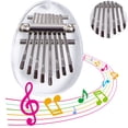 thumbnail image 4 of Mini Piano Pulgar 8 Teclas Kalimba Compacto para Adultos Principiantes, 4 of 9