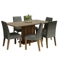 thumbnail image 1 of Juego de Comedor Madesa Renata con Mesa de Tapa de Madera y 6 Sillas Plata, 1 of 9