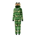 thumbnail image 2 of Family Christmas Pjs Matching Sets Jumpsuit Onesie with Hood Christmas Pajamas for Family Holiday Xmas Sleepwear, 2 of 3