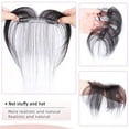 thumbnail image 4 of 100% Human Hair Straight Hair Full Hand Crochet Bangs Wig Universal for Skin Colors, 4 of 7