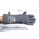 thumbnail image 4 of Guantes para chimenea RAPICCA resistentes al calor, color gris, 40 cm, 4 of 8