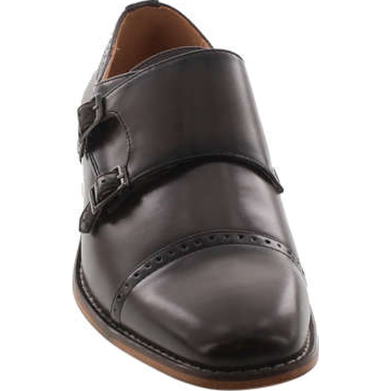 Mens New Amali Baker Slip On Dre’s Loafer 11 Brown Double Monk Strap Cap Toe Amali Mens Baker Monk Strap Fashion Casual Shoes - Walmart.com main image 3