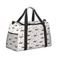 thumbnail image 2 of Easygdp Dachshund Dog Bolsa de Gimnasio, Bolsa de Viaje Duffel, Bolsa de Fin de Semana con Compartimentos, Bolsa de Mano para Noche, 2 of 7