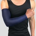 thumbnail image 3 of Arm Sleeves Protective Anti-UV Unisex Arm Wrap Guard Sleeve for Outdoor-L,Dark Blue, 3 of 8