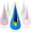 Blue and Yellow, variant on Kids Pod Swing Seat, Cotton Child Hammock Swing Chair, Sensory Swing for Indoor and Outdoor Use,Blue and Yellow