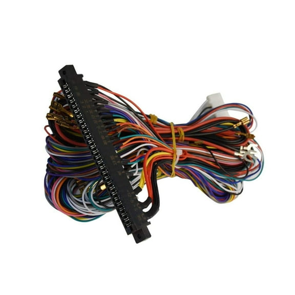 Jamma Harness with 56 Pin Connector for Arcade Cabinets and PCBs, Wiring and Easy Installation Arcade Game Accessories