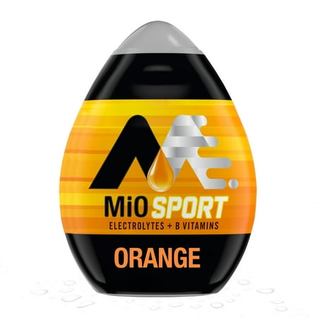 MiO Sport Orange Naturally Flavored Liquid Water Enhancer with Electrolytes & B Vitamins, 1.62 fl oz Bottle