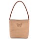 thumbnail image 1 of Bolsa Bolso de ganchillo para mujer, bolso de compras suave, bolso tejido para niñas (mariposa de color caqui), 1 of 9