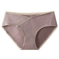thumbnail image 4 of Culottes de Maternité pour Femmes en Coton sous le Ventre, Culottes Post-Partum, Lot de 5, 4 of 11
