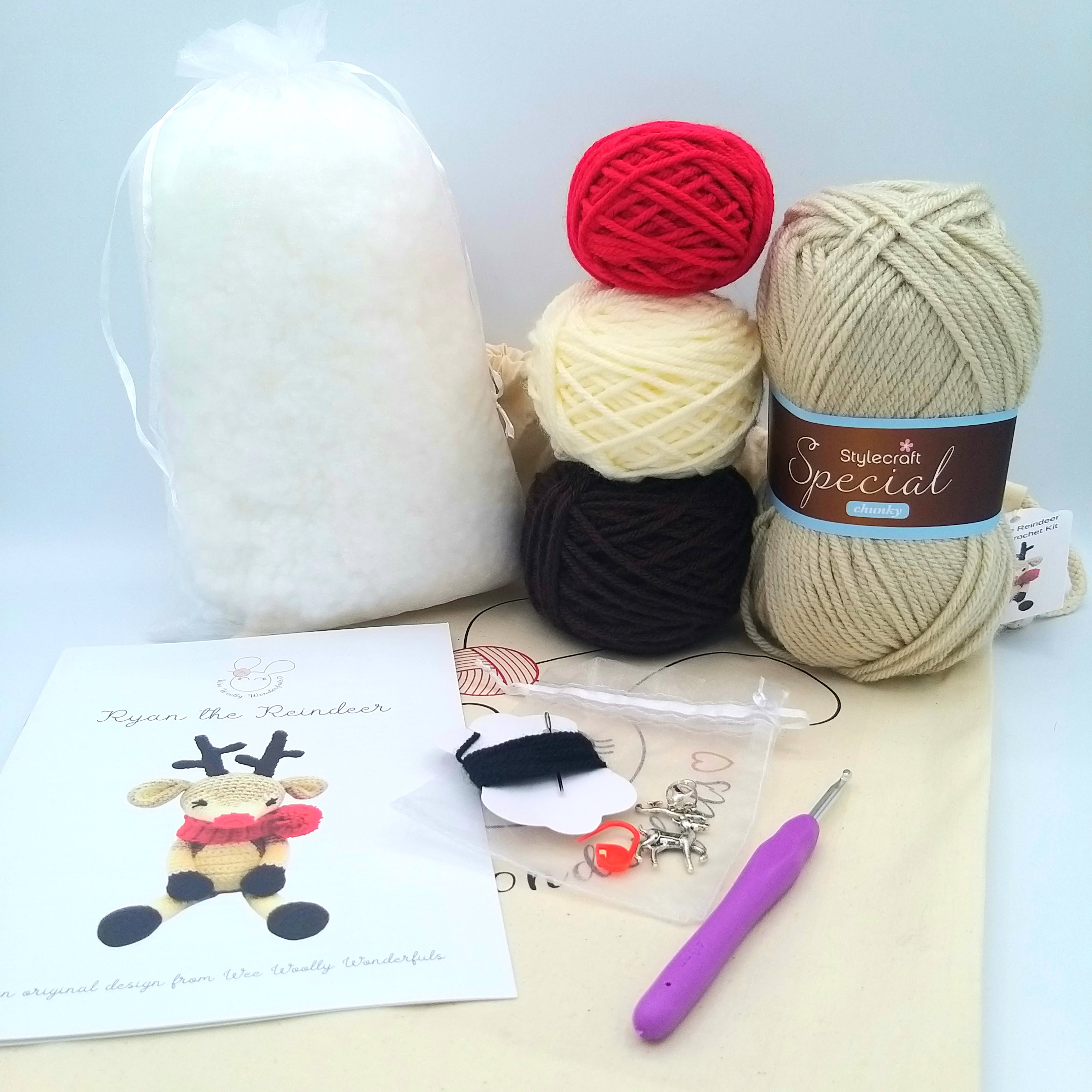 Reindeer Luxury Christmas Crochet Kit