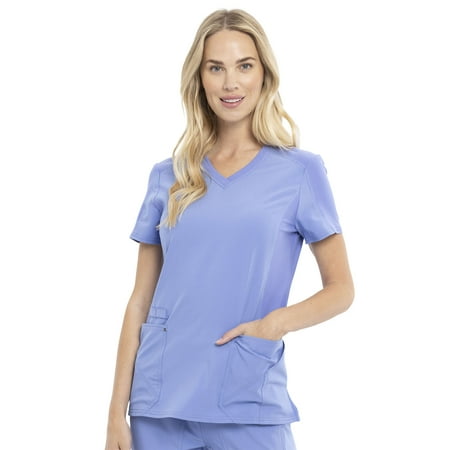 

Cherokee Iflex Women s Scrubs Top V-Neck CK711