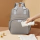 thumbnail image 1 of Xihbxyly Mochila Multifuncional para Bebé, Bolsa Térmica para Almacenar Leche, Opción de Cuna Portátil, Manos Libres, Compartimentos Organizados, Portabiberones Térmicos, para Padres En Movimiento, M, 1 of 6