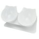 thumbnail image 1 of Cuenco Doble Inclinado De 15 Grados, Cuenco Doble Elevado Para Gatos Para Alimentos Y Agua, Divertido Cuenco Para Mascotas Para Gatitos Adultos, Cuenco De Plástico, 1 of 7