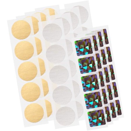 540 pcs Scratch Off Labels Stickers, CNYMANY 1-inch Circular Square ...