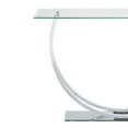 thumbnail image 2 of Benjara BM220321 Contemporain U Forme Verre Canapé Table&44; Argent, 2 of 5