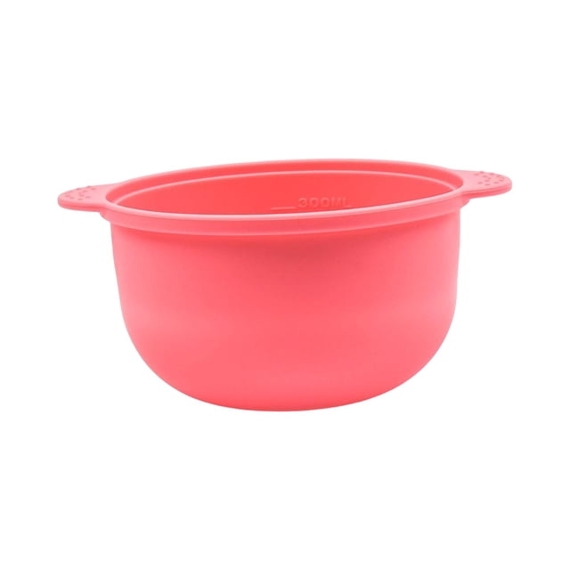 Calentador de cera de silicona, contenedor de fusión de cera para cuerpo, brazos, piernas, depilación, profesional, duradero, a prueba de fugas, Rosa Salvador forro calentador de cera