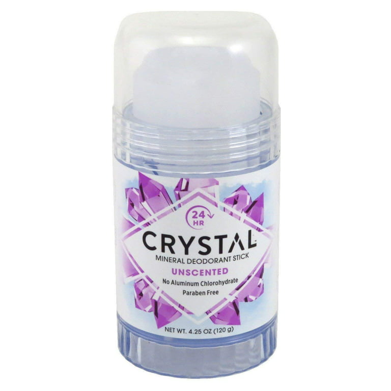 Crystal Mineral Deodorant Stick, Unscented 4.25 oz (Pack of - Walmart.com